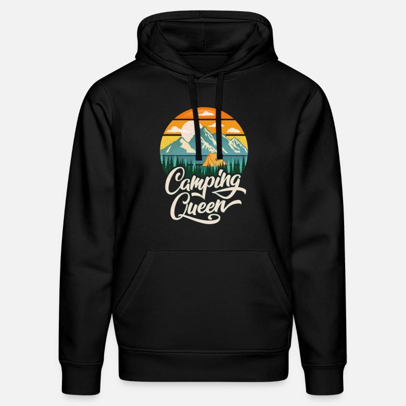 Camping - Sweat à capuche bio DRUMMER Stanley/Stella Unisexe - noir