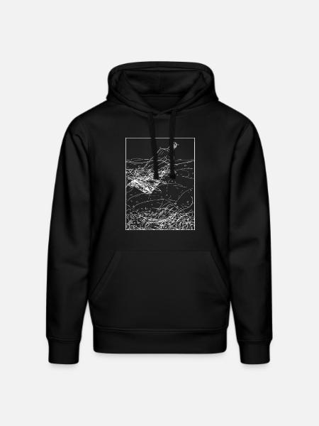 Flaschenpost - Stanley/Stella Unisex Bio-Hoodie DRUMMER  - Schwarz
