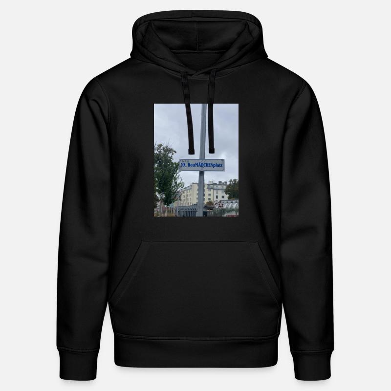 ReuMÄDCHENplatz - Sweat à capuche bio DRUMMER Stanley/Stella Unisexe - noir