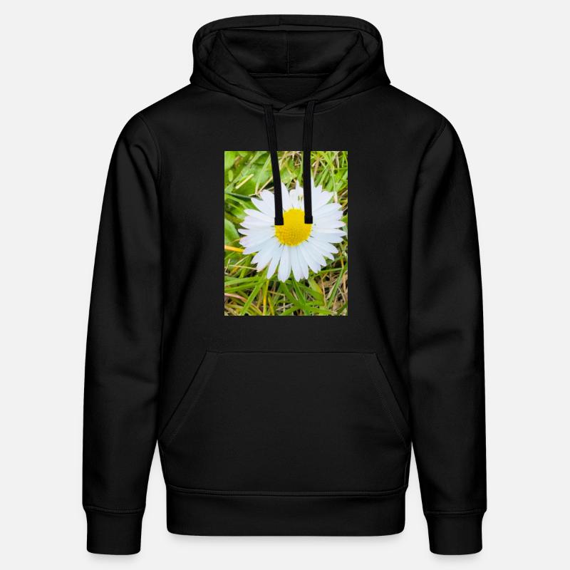 Sonniges Gänseblümchen - Stanley/Stella Unisex Bio-Hoodie DRUMMER  - Schwarz
