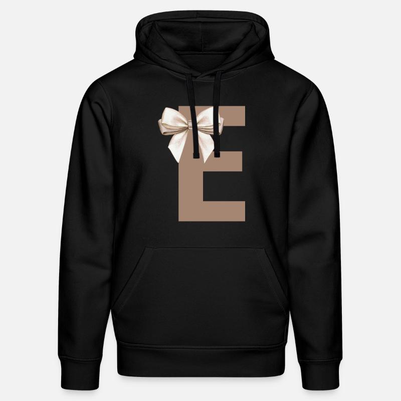 Buchstabe E Knoten - Stanley/Stella Unisex Bio-Hoodie DRUMMER  - Schwarz