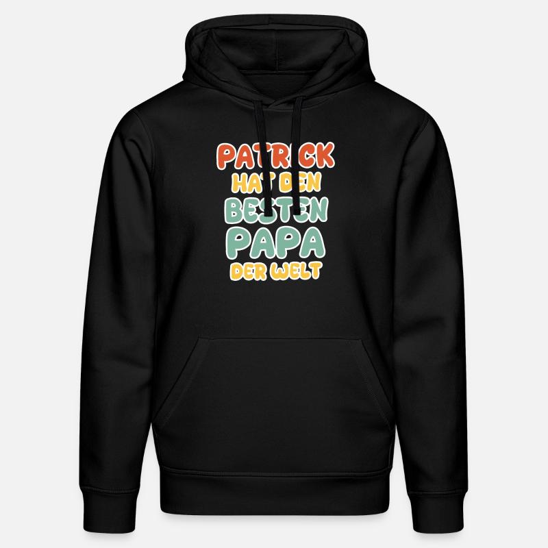 Bébé Patrick - Sweat à capuche bio DRUMMER Stanley/Stella Unisexe - noir