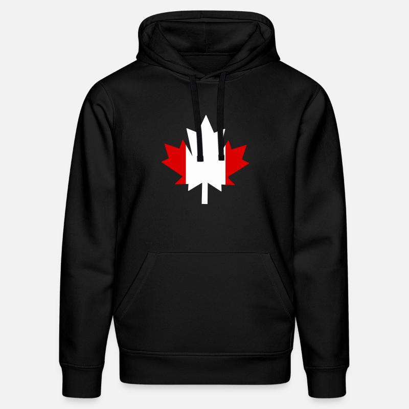 Canada Canada Feuille d’érable - Sweat à capuche bio DRUMMER Stanley/Stella Unisexe - noir