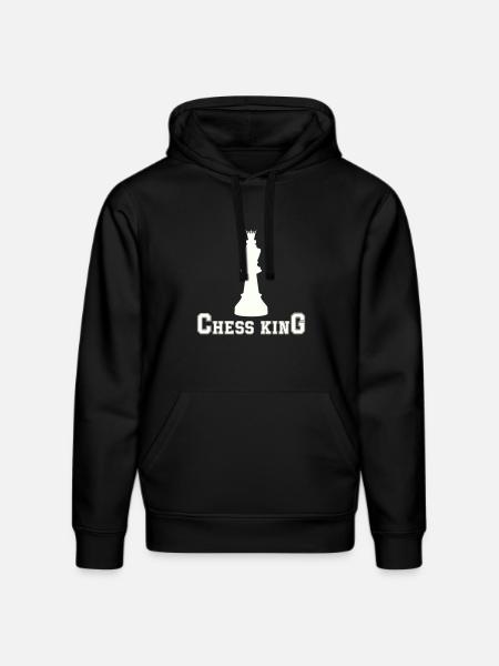 chess_king - Sweat à capuche bio DRUMMER Stanley/Stella Unisexe - noir