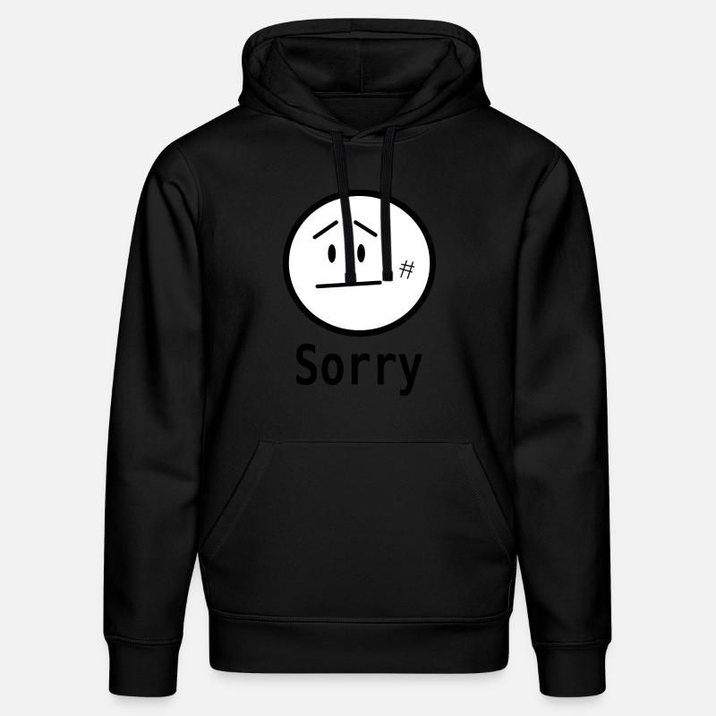 sorry - Sweat à capuche bio DRUMMER Stanley/Stella Unisexe - noir