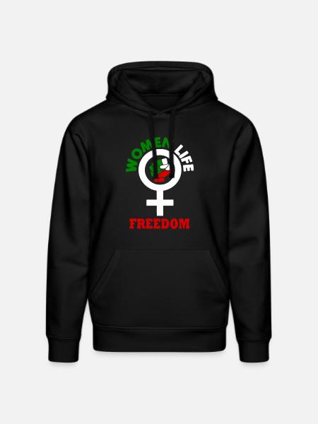Women life freedom - Stanley/Stella Unisex Bio-Hoodie DRUMMER  - Schwarz