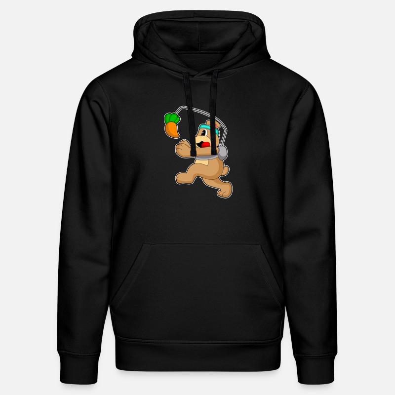 Carotte de jogging d’ours - Sweat à capuche bio DRUMMER Stanley/Stella Unisexe - noir