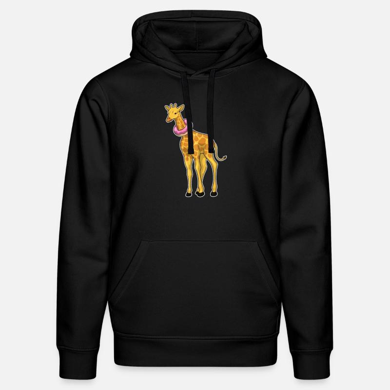 Donut girafe - Sweat à capuche bio DRUMMER Stanley/Stella Unisexe - noir