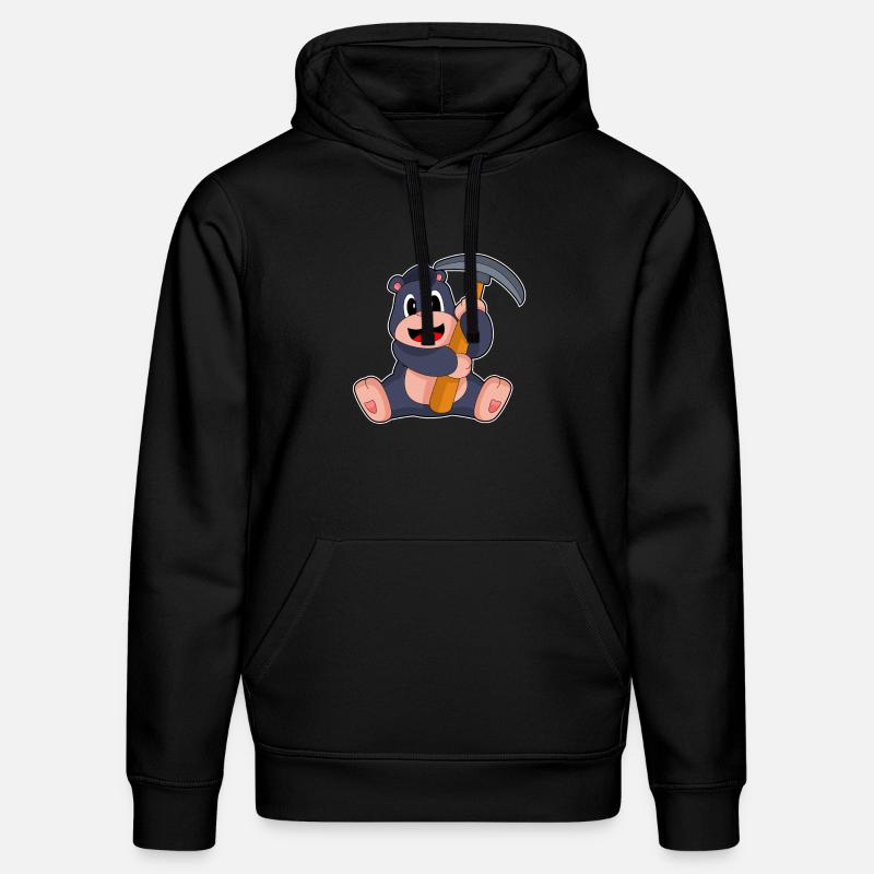 Pioche de Tale Miner - Sweat à capuche bio DRUMMER Stanley/Stella Unisexe - noir