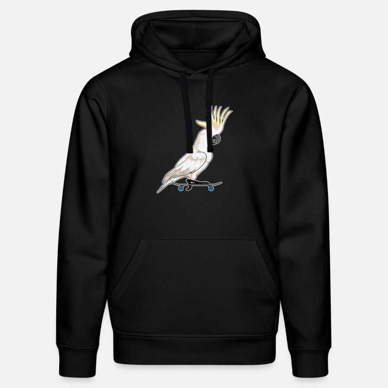 Parrot Skater Skateboard - Sweat à capuche bio DRUMMER Stanley/Stella Unisexe - noir