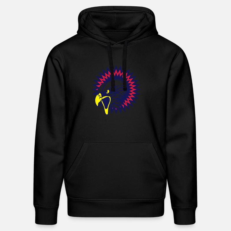aigle logo tete 2802 - Sweat à capuche bio DRUMMER Stanley/Stella Unisexe - noir