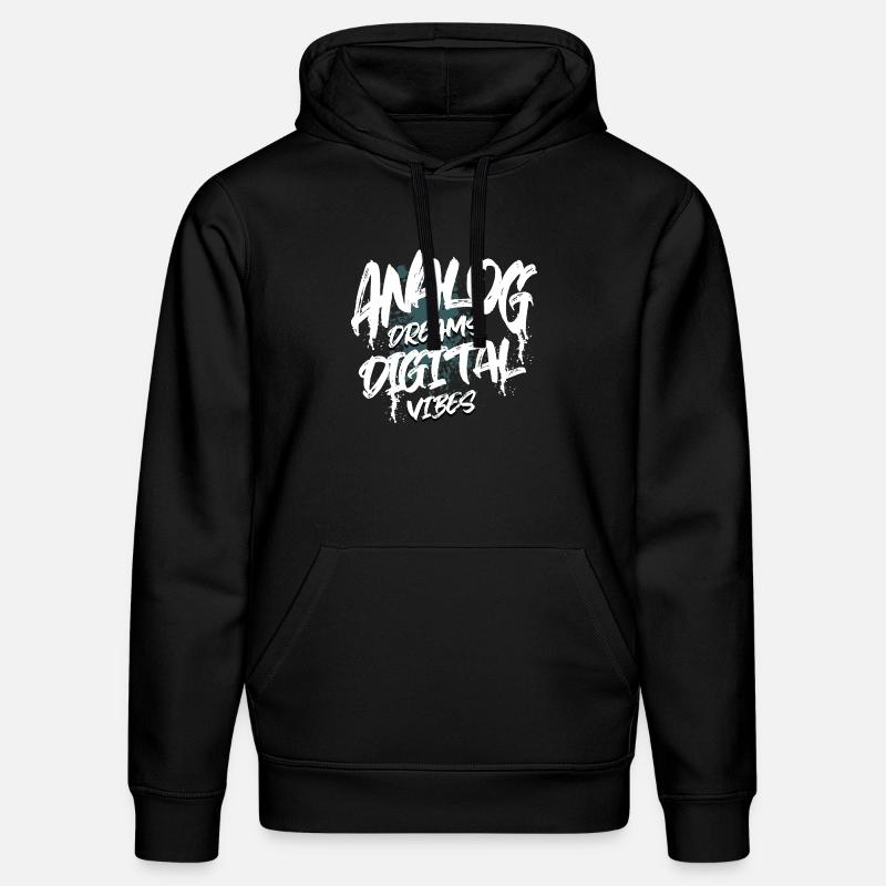 Synthesizer - Stanley/Stella Unisex Bio-Hoodie DRUMMER  - Schwarz