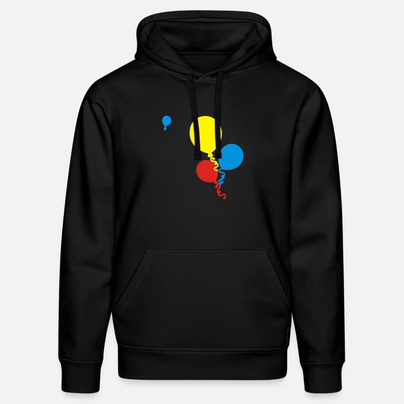 ballons - Stanley/Stella Unisex Bio-Hoodie DRUMMER  - Schwarz