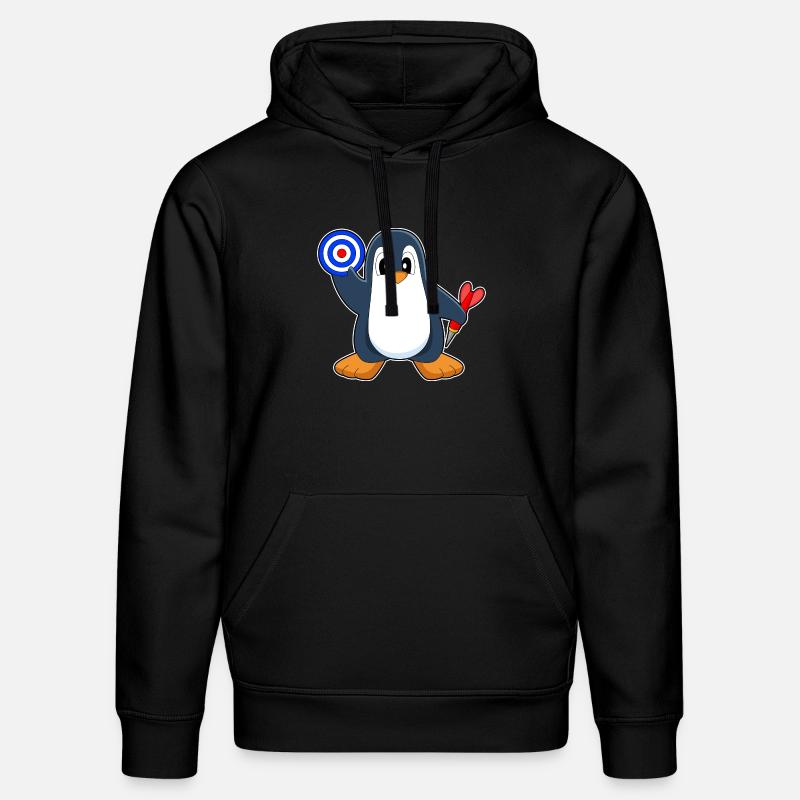Pingouin Dart Dart - Sweat à capuche bio DRUMMER Stanley/Stella Unisexe - noir