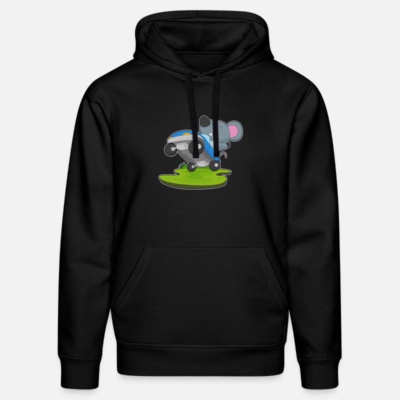 Souris automatique - Sweat à capuche bio DRUMMER Stanley/Stella Unisexe - noir