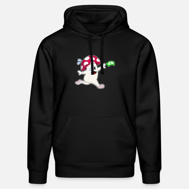 Champignon Jogger Jogging - Sweat à capuche bio DRUMMER Stanley/Stella Unisexe - noir