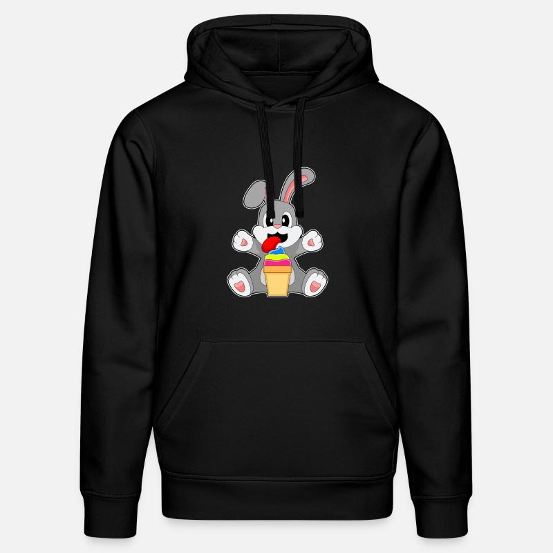 Coupe glacée Bunny - Sweat à capuche bio DRUMMER Stanley/Stella Unisexe - noir