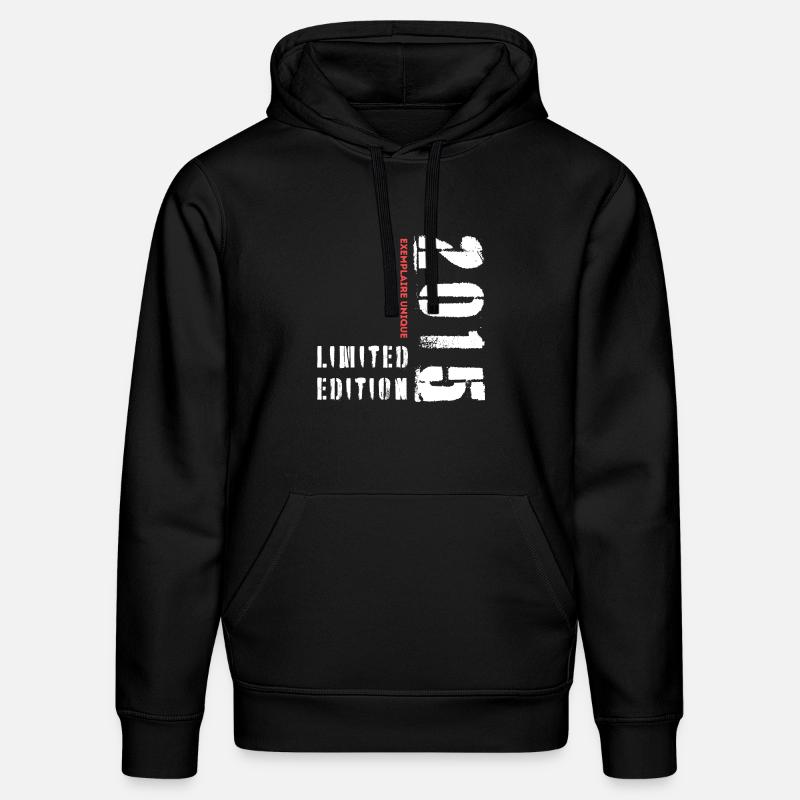 Limited Edition 2015 – Exemplaire Unique - Sweat à capuche bio DRUMMER Stanley/Stella Unisexe - noir