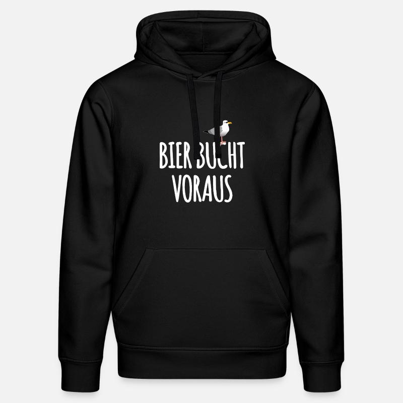 Bier Bucht Seefahrer Kneipe - Stanley/Stella Unisex Bio-Hoodie DRUMMER  - Schwarz