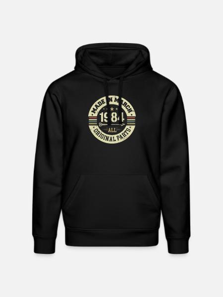 Legendary since March 1984 - Stanley/Stella DRUMMER Unisex Organic Hoodie - black