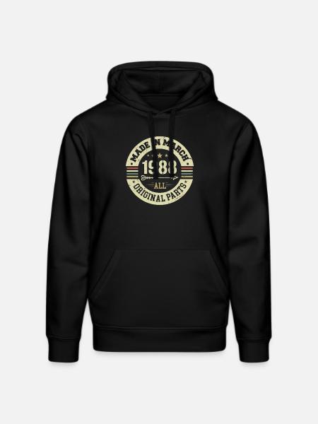 Legendary since March 1988 - Stanley/Stella DRUMMER Unisex Organic Hoodie - black