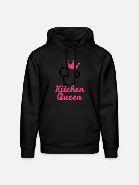 Kitchen Queen - Stanley/Stella DRUMMER Unisex Organic Hoodie - black