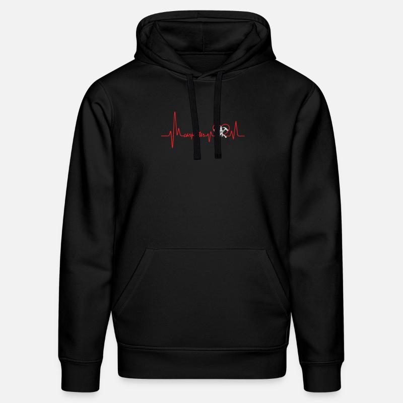 Carpenter Heartbeat Shirt - Sweat à capuche bio DRUMMER Stanley/Stella Unisexe - noir