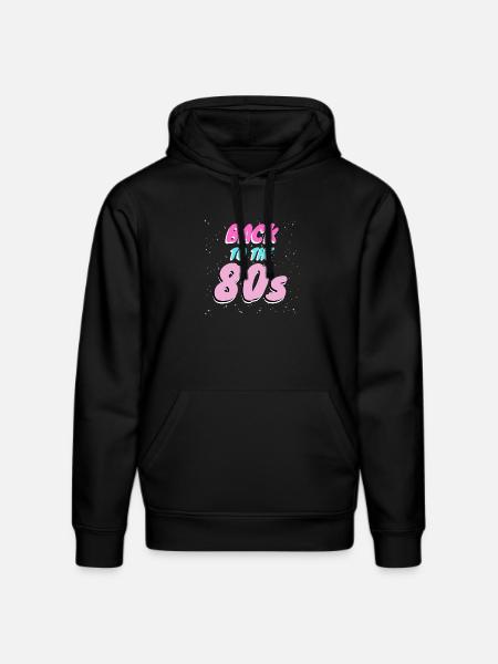 Experience retro feeling back to the 80s - Stanley/Stella DRUMMER Unisex Organic Hoodie - black