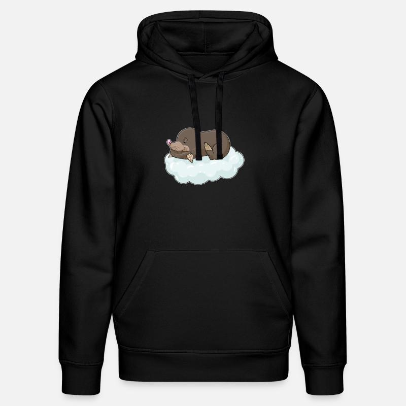 Taupe sur les nuages - Sweat à capuche bio DRUMMER Stanley/Stella Unisexe - noir