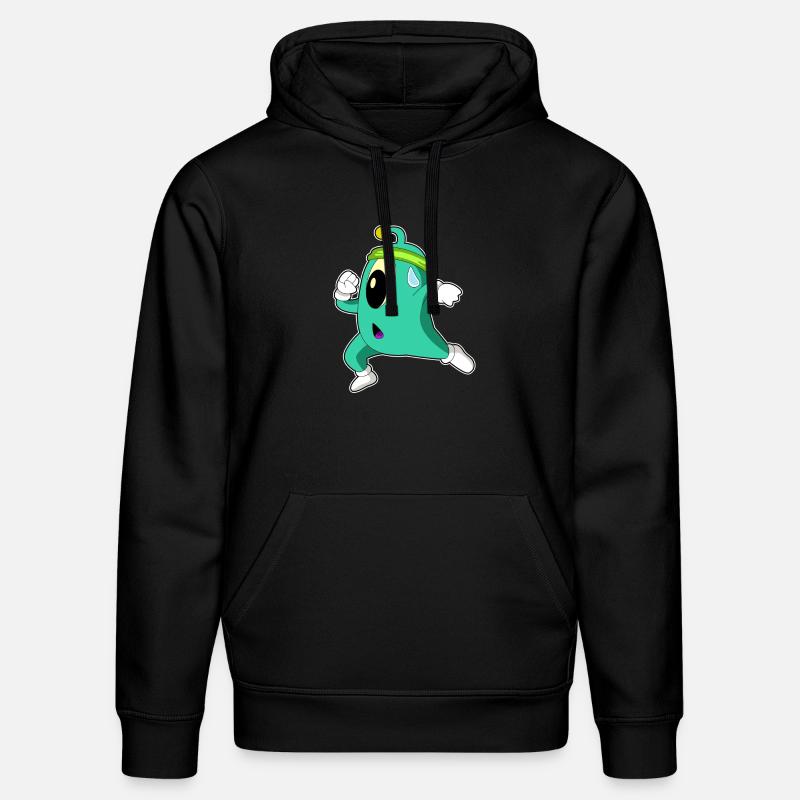 Alien als Jogger - Stanley/Stella Unisex Bio-Hoodie DRUMMER - Schwarz