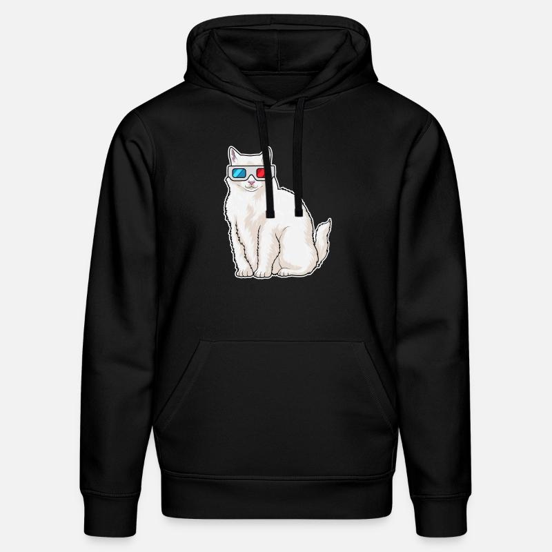 Lunettes pour chat - Sweat à capuche bio DRUMMER Stanley/Stella Unisexe - noir