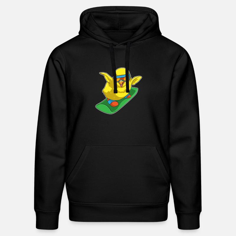 Chick Snowboarder Snowboard - Sweat à capuche bio DRUMMER Stanley/Stella Unisexe - noir