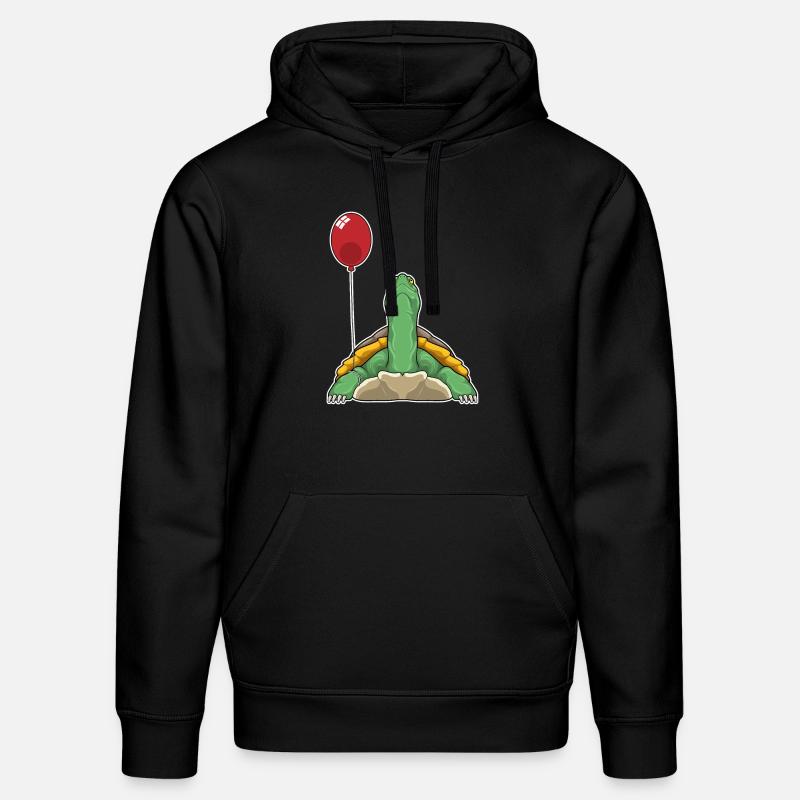 Ballon de tortue - Sweat à capuche bio DRUMMER Stanley/Stella Unisexe - noir