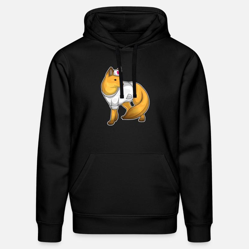 Fuchs Nurse Heart - Sweat à capuche bio DRUMMER Stanley/Stella Unisexe - noir