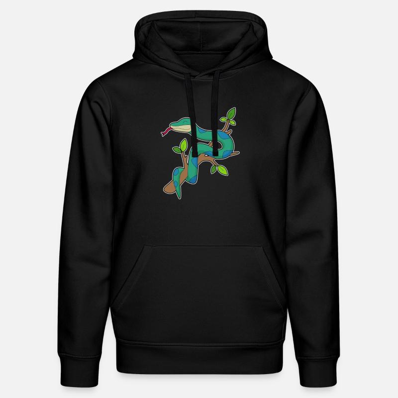 Branche de serpent - Sweat à capuche bio DRUMMER Stanley/Stella Unisexe - noir