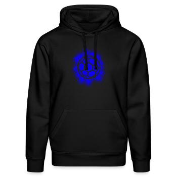 Handball Spieler Spielerin Trainer - Stanley/Stella Unisex Bio-Hoodie DRUMMER  - Schwarz - Vorne - Marisol (170cm) & Nik (191cm)