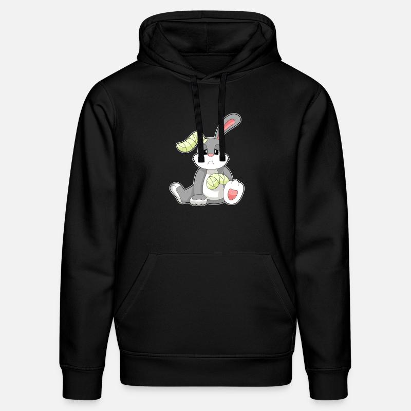 Bandage de lapin - Sweat à capuche bio DRUMMER Stanley/Stella Unisexe - noir