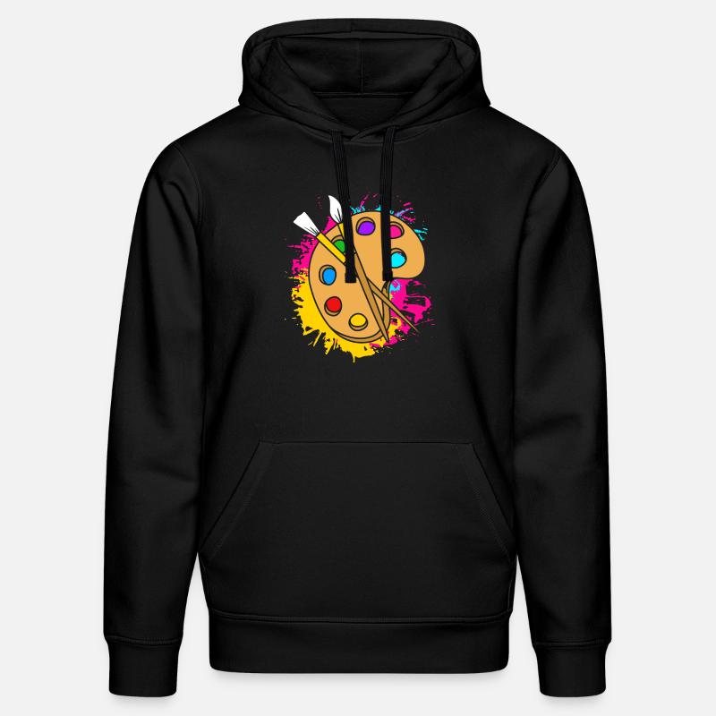 Maler - Stanley/Stella Unisex Bio-Hoodie DRUMMER  - Schwarz