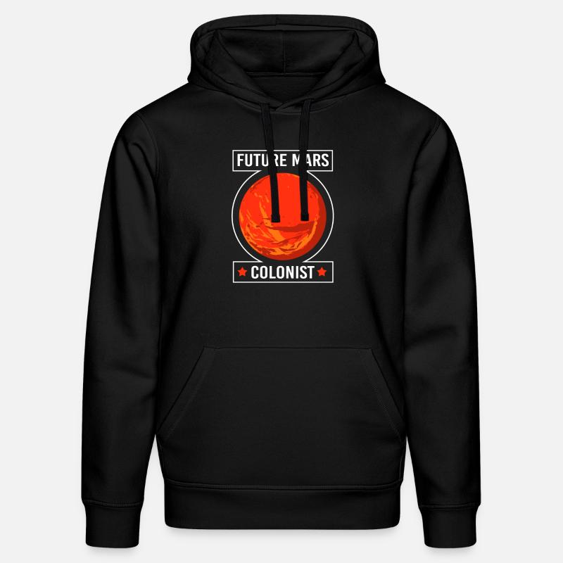 Univers Système Solaire - Sweat à capuche bio DRUMMER Stanley/Stella Unisexe - noir