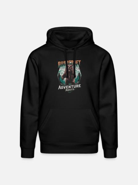 Bushcraft - Stanley/Stella Unisex Bio-Hoodie DRUMMER  - Schwarz