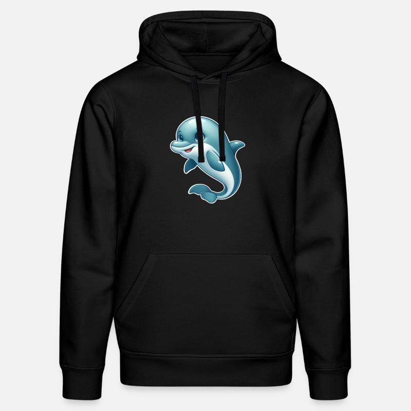 Delfin - Stanley/Stella Unisex Bio-Hoodie DRUMMER  - Schwarz