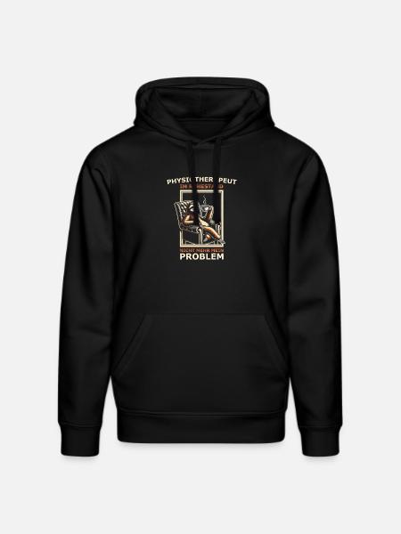 Physiotherapeut im Ruhestand - Stanley/Stella Unisex Bio-Hoodie DRUMMER - Schwarz