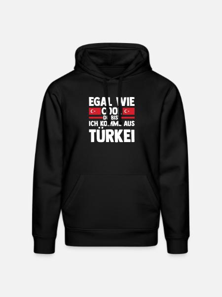 Turks Turkish Turkey - Stanley/Stella DRUMMER Unisex Organic Hoodie - black
