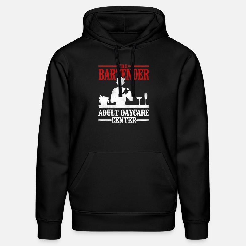 Bartender Mixologist The Bartender - Stanley/Stella Unisex Bio-Hoodie DRUMMER - Schwarz
