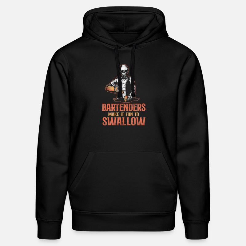 Bartender Mixologist Bartenders - Stanley/Stella Unisex Bio-Hoodie DRUMMER  - Schwarz