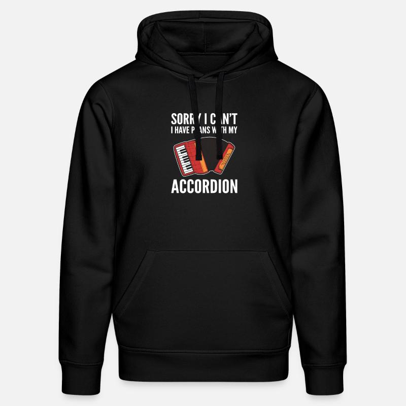 Accordéon - Sweat à capuche bio DRUMMER Stanley/Stella Unisexe - noir