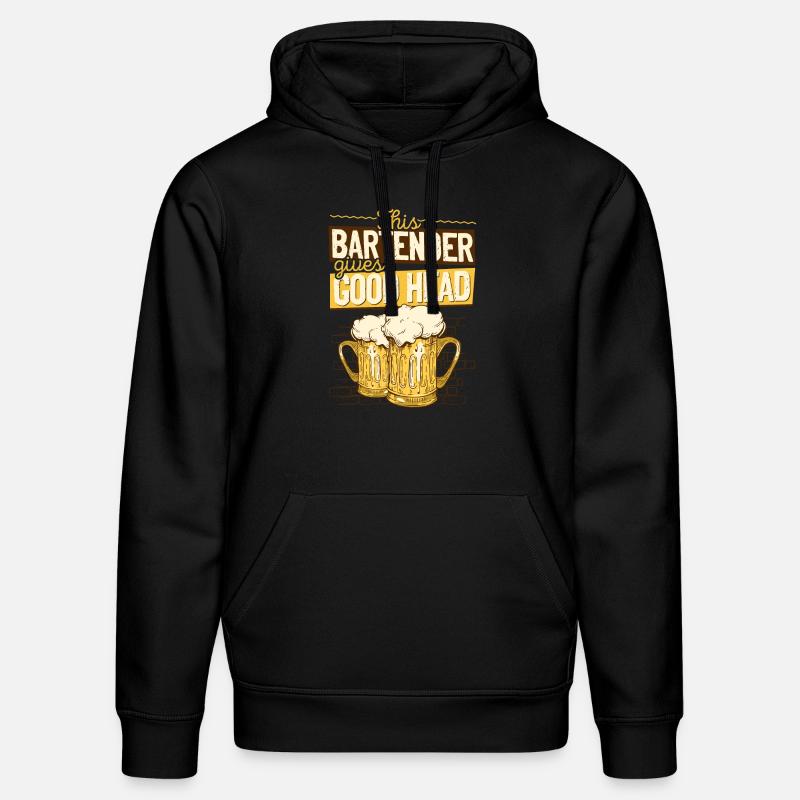 Bartender Mixologist This - Stanley/Stella Unisex Bio-Hoodie DRUMMER  - Schwarz