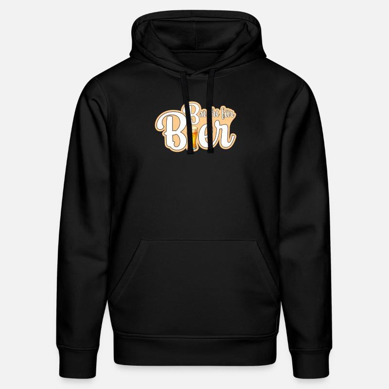 B comme bière - Sweat à capuche bio DRUMMER Stanley/Stella Unisexe - noir