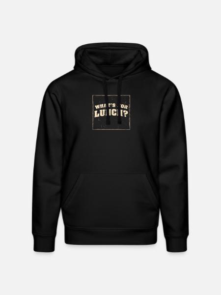 What's For Lunch? - Stanley/Stella DRUMMER Unisex Organic Hoodie - black
