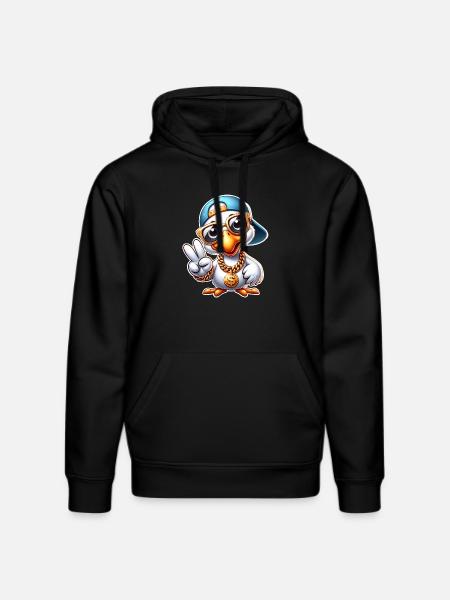 Dodo Cool Peace - Sweat à capuche bio DRUMMER Stanley/Stella Unisexe - noir